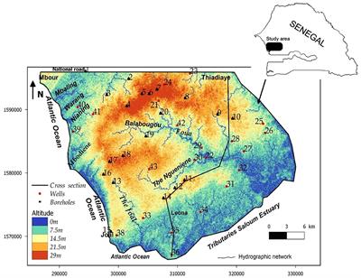 Hydrogeochemical characterization of groundwater in a coastal area, central western Senegal